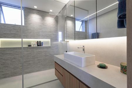 Apartamento à venda com 155m², 3 quartos e 2 vagasBanheiro da suíte 