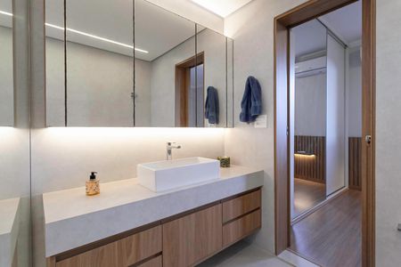 Apartamento à venda com 155m², 3 quartos e 2 vagasBanheiro da suíte 