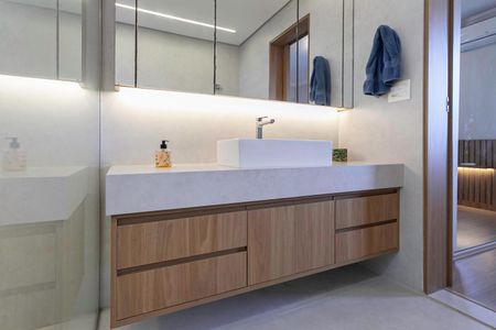 Apartamento à venda com 155m², 3 quartos e 2 vagasBanheiro da suíte 