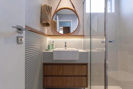 Apartamento à venda com 155m², 3 quartos e 2 vagasBanheiro social 