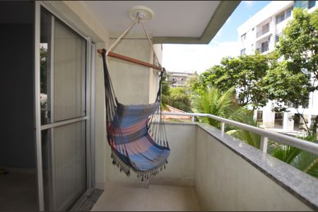 Varanda da Sala de apartamento para alugar com 3 quartos, 68m² em Jardim Sulacap, Rio de Janeiro