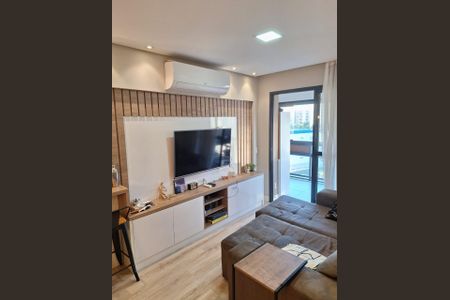 Sala de apartamento para alugar com 2 quartos, 69m² em Barra Olímpica, Rio de Janeiro