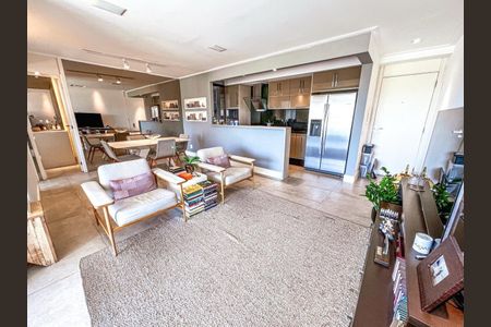 Sala de apartamento à venda com 1 quarto, 72m² em Campo Belo, São Paulo