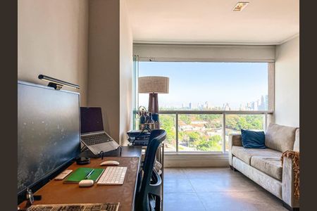 Sala de apartamento à venda com 1 quarto, 72m² em Campo Belo, São Paulo