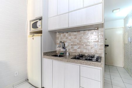 Cozinha de kitnet/studio à venda com 1 quarto, 25m² em Santa Ifigênia, São Paulo