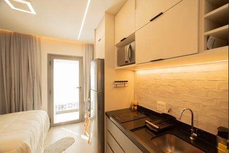 Studio para alugar com 21m², 1 quarto e sem vaga Studio para alugar com 21m², 1 quarto e sem vagaCozinha