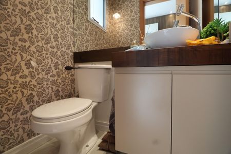 Casa de condomínio à venda com 160m², 3 quartos e 2 vagasLavabo