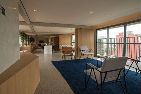 Apartamento para alugar com 26m², 1 quarto e sem vaga Apartamento para alugar com 26m², 1 quarto e sem vagaÁrea comum - Salão de festas
