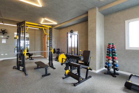 Apartamento para alugar com 50m², 1 quarto e 1 vagaAcademia