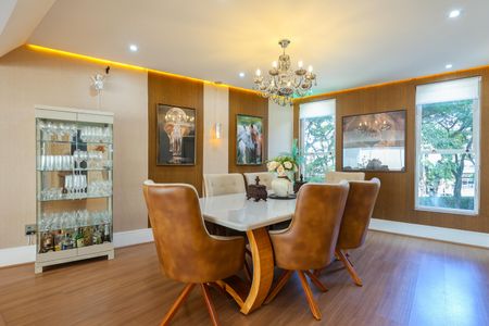 Sala de apartamento à venda com 4 quartos, 213m² em Paraisópolis, São Paulo