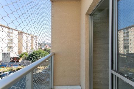 Varanda da Sala de apartamento à venda com 2 quartos, 51m² em Jardim Santo Antonio, São Paulo