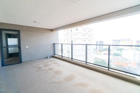 Sacada da Sala de apartamento à venda com 4 quartos, 141m² em Mirandópolis, São Paulo