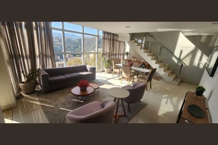 Sala de apartamento à venda com 4 quartos, 320m² em Luxemburgo, Belo Horizonte