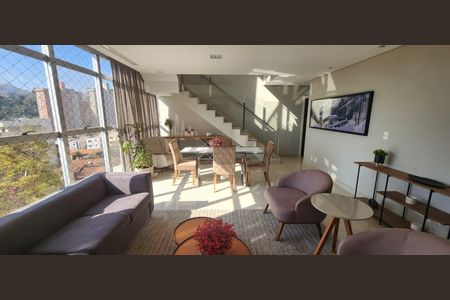 Sala de apartamento à venda com 4 quartos, 320m² em Luxemburgo, Belo Horizonte