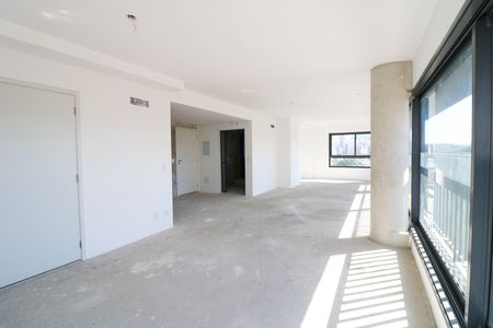 Sala / Cozinha de apartamento à venda com 3 quartos, 133m² em Brooklin, São Paulo
