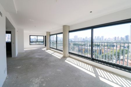 Sala / Cozinha de apartamento à venda com 3 quartos, 133m² em Brooklin, São Paulo