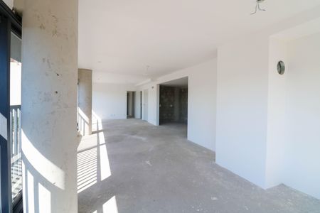 Sala / Cozinha de apartamento à venda com 3 quartos, 133m² em Brooklin, São Paulo