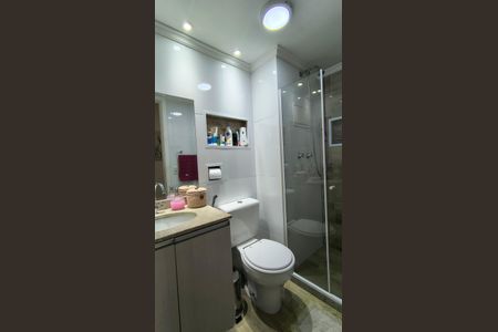 Apartamento à venda com 61m², 2 quartos e 2 vagasBanheiro Social 