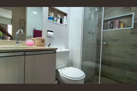 Apartamento à venda com 61m², 2 quartos e 2 vagasBanheiro Social 