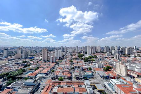 Vista da Varanda de apartamento para alugar com 1 quarto, 35m² em Vila Gomes Cardim, São Paulo