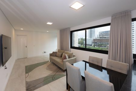 Sala de apartamento para alugar com 2 quartos, 82m² em Vila das Flores, Nova Lima