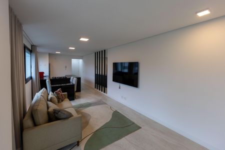 Sala de apartamento para alugar com 2 quartos, 82m² em Vila das Flores, Nova Lima