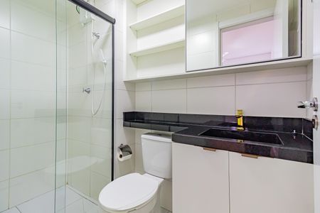 Apartamento à venda com 31m², 1 quarto e sem vaga Apartamento à venda com 31m², 1 quarto e sem vagaBanheiro da Suíte