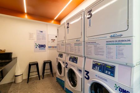 Apartamento à venda com 24m², 1 quarto e sem vaga Apartamento à venda com 24m², 1 quarto e sem vagaÁrea comum - Lavanderia