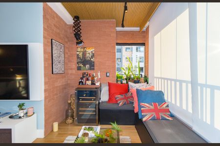 Varanda de apartamento à venda com 2 quartos, 73m² em Brás, São Paulo
