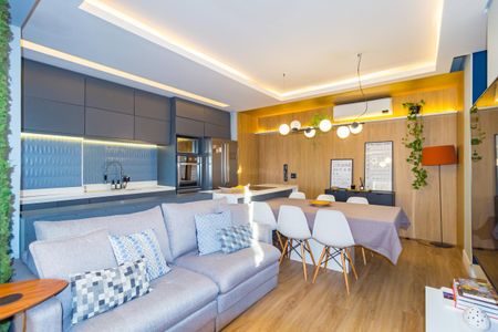 Sala  de apartamento à venda com 2 quartos, 73m² em Brás, São Paulo