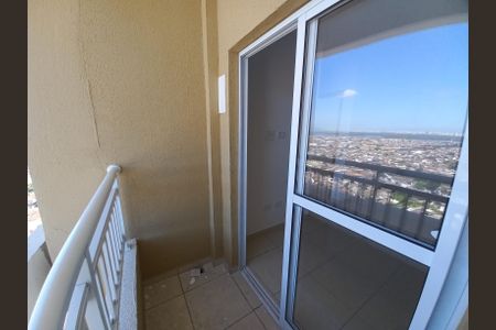 Varanda da Sala de apartamento para alugar com 2 quartos, 46m² em Parque Sao Vicente, São Vicente