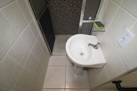 Banheiro de kitnet/studio para alugar com 1 quarto, 34m² em Mandaqui, São Paulo