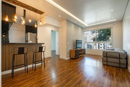 Sala/Cozinha de apartamento para alugar com 1 quarto, 47m² em Jardim Paulista, São Paulo
