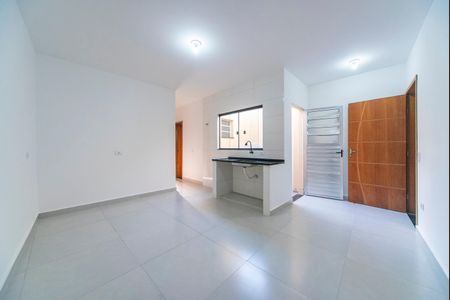 Sala e Cozinha  de apartamento para alugar com 2 quartos, 50m² em Jardim Cipreste, São Bernardo do Campo