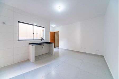 Sala e Cozinha  de apartamento para alugar com 2 quartos, 50m² em Jardim Cipreste, São Bernardo do Campo