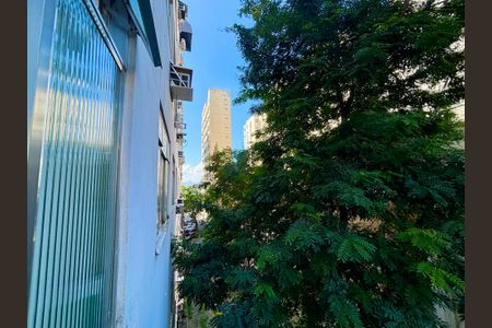 Sala - vista de apartamento para alugar com 1 quarto, 18m² em Botafogo, Rio de Janeiro