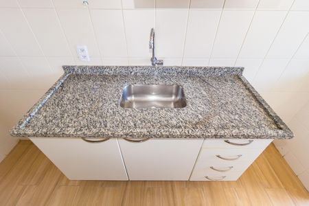 Apartamento à venda com 52m², 2 quartos e 1 vagaDetalhe - Cozinha