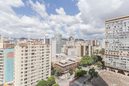 Vista da Sala/Quarto de apartamento à venda com 1 quarto, 28m² em Santo Agostinho, Belo Horizonte