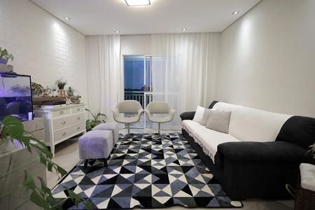 Sala de apartamento à venda com 3 quartos, 230m² em Parque Marajoara, Santo André