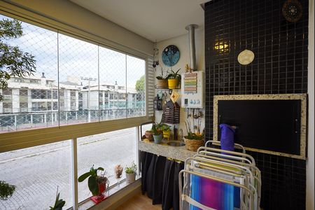 Sala - varanda de apartamento para alugar com 3 quartos, 102m² em Ingleses do Rio Vermelho, Florianópolis