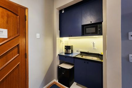 Studio à venda com 25m², 1 quarto e sem vagaCozinha 