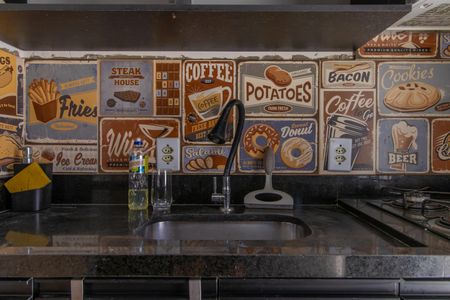 Casa de condomínio para alugar com 59m², 2 quartos e 1 vagaCozinha - Torneira