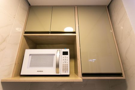 Cozinha de apartamento para alugar com 1 quarto, 28m² em Penha de França, São Paulo