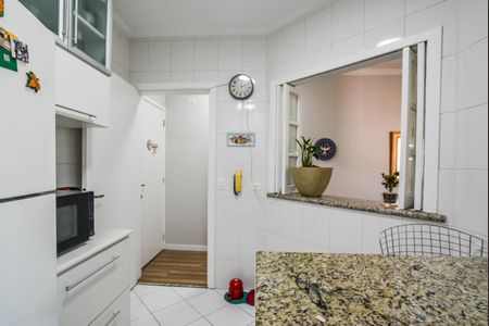 Cozinha e Área de Serviço de apartamento à venda com 3 quartos, 90m² em Vila Scarpelli, Santo André
