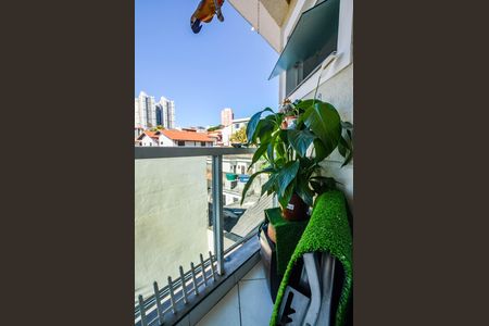 Quarto Suíte de apartamento à venda com 3 quartos, 90m² em Vila Scarpelli, Santo André