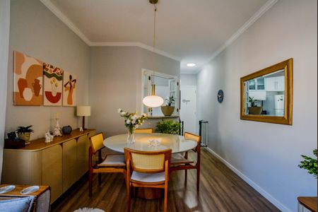 Sala de apartamento à venda com 3 quartos, 90m² em Vila Scarpelli, Santo André