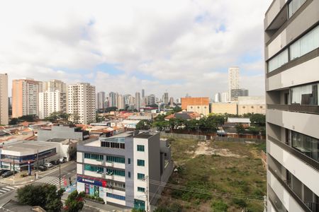 Varanda - Vista  de kitnet/studio para alugar com 1 quarto, 32m² em Tatuapé, São Paulo