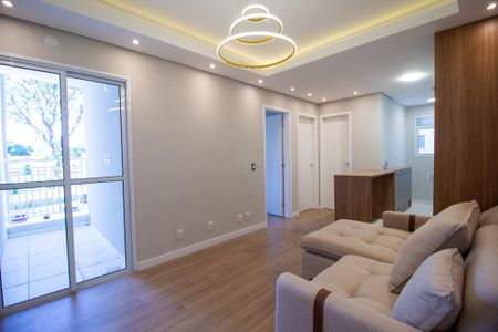 Sala de apartamento para alugar com 2 quartos, 50m² em Além Ponte, Sorocaba