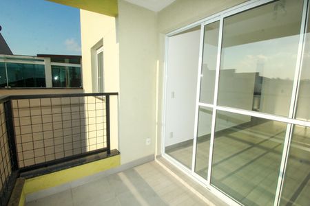 Varanda da Sala de apartamento para alugar com 2 quartos, 50m² em Vila Sao Pedro, Santo André