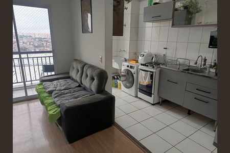 Sala de apartamento para alugar com 2 quartos, 48m² em São Pedro, Osasco